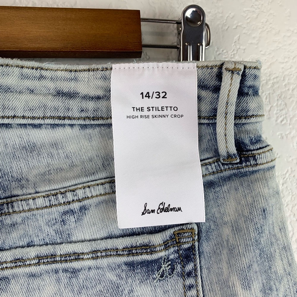 Sam Edelman The Stiletto High Rise Skinny Crop - Picture 4 of 5